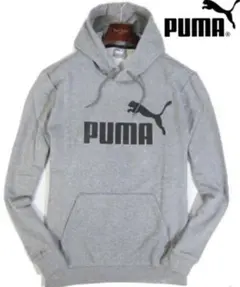 【PUMA / プーマ】プルオーバースウェット パーカー（メンズXXL・グレー）