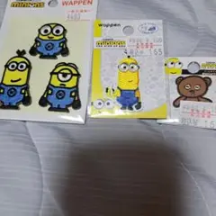 ミニオンズ ワッペン 3枚セット