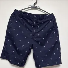 H&M パームツリー柄 ショートパンツ US31