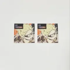 ハイキュー!! スクエアステッカーコレクション 2枚（月島蛍）