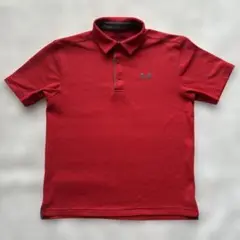 Under Armour HeatGear レッド ポロシャツ SM/P/CH