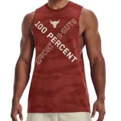 UAプロジェクトロック タンク 100％（トレーニング/MEN）　Mサイズ