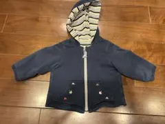 ファミリア　70フード付きパーカー