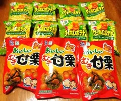 サッポロポテト むき甘栗 まとめ売りのサムネイル