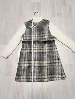 KUMIKYOKU チェック柄 ワンピース Mサイズ