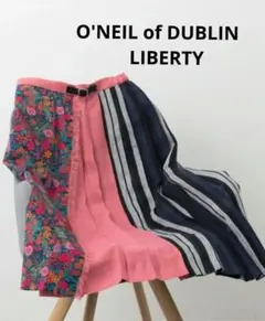 ＊O'NEIL of DUBLIN リバティプリント 巻きスカート＊ O'NEIL of DUBLIN リバティプリント 巻きスカート＊ - メルカリ