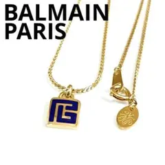 美品 バルマン BALMAIN PARIS ネックレス ゴールド ロゴ 刻印 蜂のサムネイル