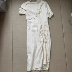 bibiy☆FIORE PUFF DRESS ワンピース♪フリーサイズ - メルカリ