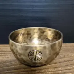 専用サンタラトナシャキア氏工房ゴールドシンギングボウル2点 新品 サンタラトナシャキア氏工房 ゴールドシンギングボウル 約14cm