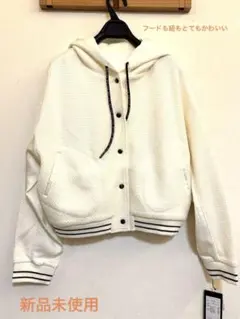 SCOTCLUB ジャンバー　アウター　白　新品未使用のサムネイル