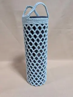 学校机にかけやすい水筒・ペットボトルホルダー　ハンドメイド