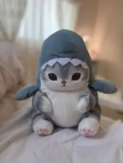mofusand サメにゃん　おすまし　上手に立てるよ　BIGぬいモフサンド美品