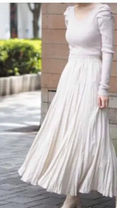 リリアンカラット　リリーブラウンMISCHMASCH GRLニットワンピース