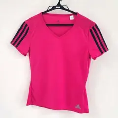 Sサイズ　adidas　トレーニング　ウェア　アディダス　半袖　Tシャツ　ピンク