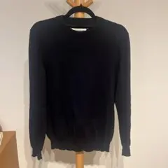 美品 現行 ジョンスメドレー リブ編みニット シーアイランドコットン L 