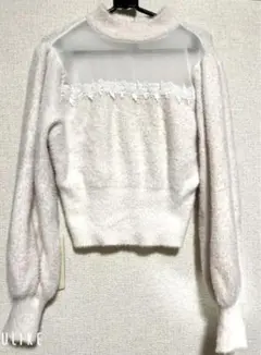 INGNI 透けニット　袖長