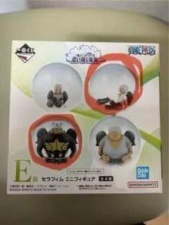 ワンピース　一番くじ　E賞　2点セット　クマ、ホーク　セラフィム　ミニフィギュア