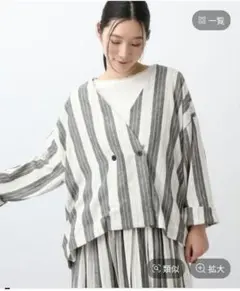 natural by clip RLストライプジャケットのサムネイル