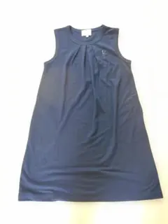 【中古美品】（組曲）ガールズ ノースリーブワンピース ネイビー　150サイズ