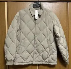 UNIQLO パフテックキルティングジャケット 32 BEIGE L ユニクロ