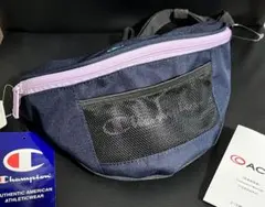 チャンピオン・ウエストポーチ　新品未使用　紺色✖️紫色