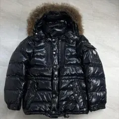 Y2K MONCLER モンクレール ROD 光沢 ダウンジャケット ファー付き