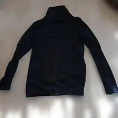 HEATTECH ブラック タートルネック 長袖
