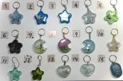 Fグループ 【1個150円】レジン シェイカー カシャカシャ キーホルダーのサムネイル