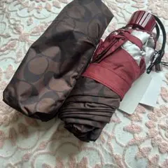 UVカット　coach晴雨兼用折りたたみ傘