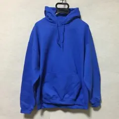 新品 GILDAN ギルダン カブリパーカー ロイヤルブルー 青 L