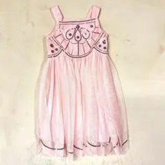 ☆H&M フリルノースリーブドレス 　120 チュールドレス ワンピース