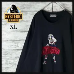 3389M【タグ付きXL】ヒステリックグラマー☆ヒスガール 刺繍ロゴ スウェット