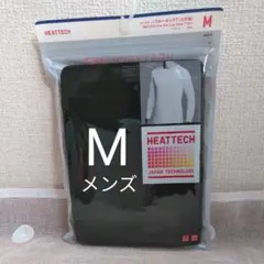 ユニクロ　　ヒートテッククルーネックT　 黒　Mサイズ　メンズ　１枚　j1v