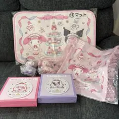 サンリオ マイメロクロミ 当たりくじ マスコット マット トート プレート