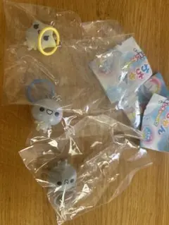 ぷくぷくあわわちゃん　めじるしチャーム　あわわ、ばいきん、スター3種