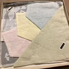 スワトウ　花レリーフ刺繍５色セット