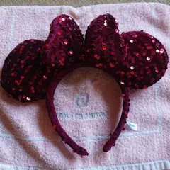 ディズニー カチューシャ スパンコール