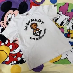 BAPE KIDS Baby Milo Tシャツ ホワイト 100のサムネイル