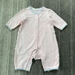 ミキハウス　ロンパース　ピンク　70センチ