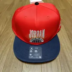 【値下げ不可】新品タグ付き　ジョーダンESSフラットビルキャップ赤　②のサムネイル