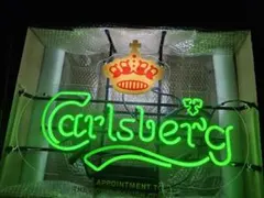 【ジャンク品】カールスバーグ　ドラフト　ネオン管　ネオン看板 楽天市場】Carlsberg カールスバーグ LEDボックス LED BOX ネオン