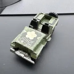 トミカNO.25 三菱 ジープ H-J58 (自衛隊) 黒箱 日本製 当時物のサムネイル