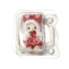 シルバニア　赤ちゃんカラフルウサギ　コスチューム　ショコラウサギの赤ちゃん　赤