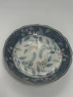 植物柄の皿 5枚セット