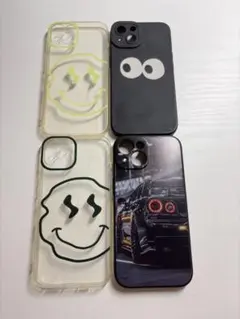 iPhone15用スマホケース 4点セット