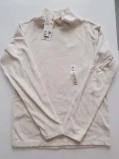 UNIQLO　リブフリースハイネックTシャツ
