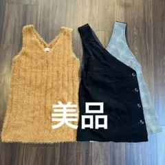 2点セット Biquette Club110㎝/branshes Sサイズワンピ