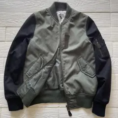 Y2K 00 SLY MA-1 ミリタリー ブルゾン ボンバージャケット 短丈