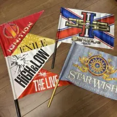 EXILE TRIBE ライブフラッグ 4本セット（バラ売り相談可）