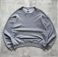 90s 00s USA古着 ラッセル 無地スウェット